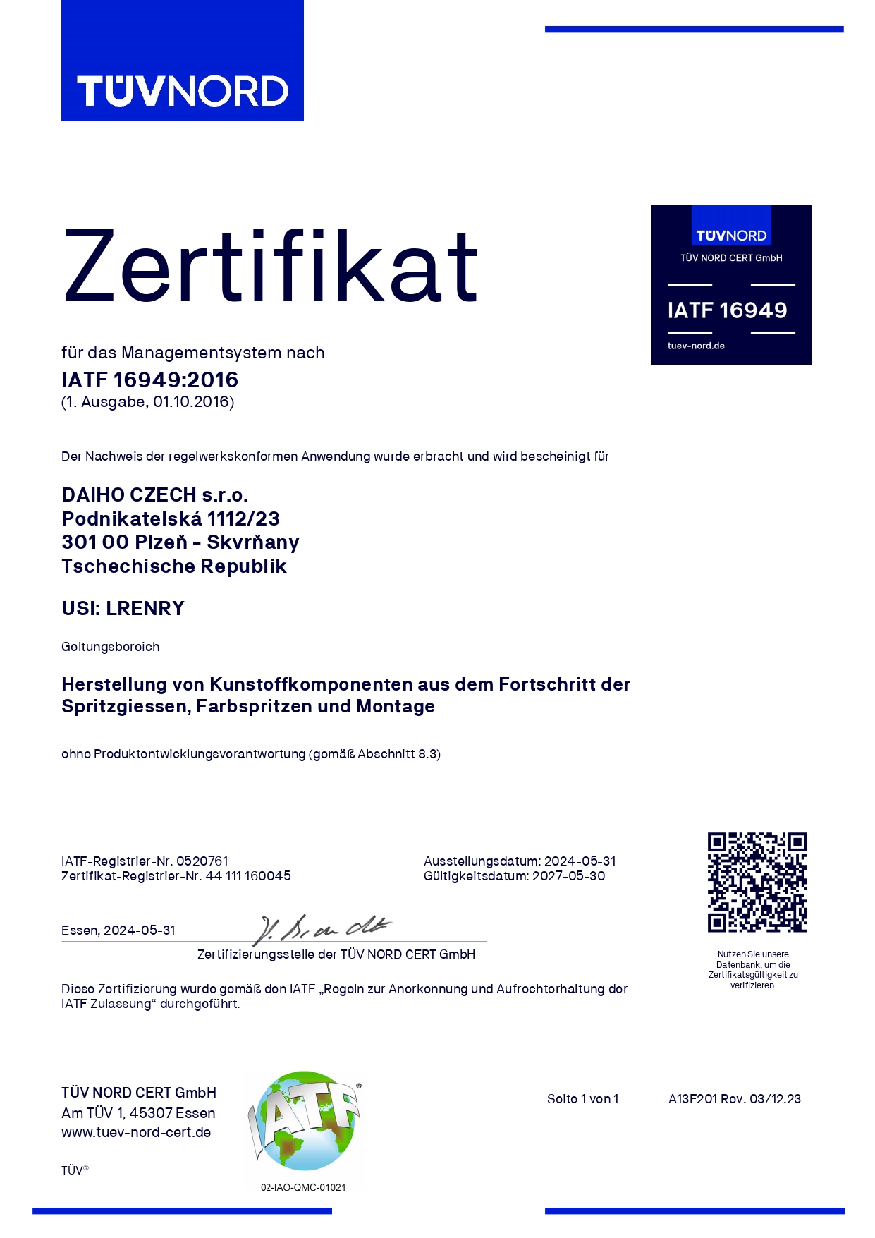 ISO IATF 16949